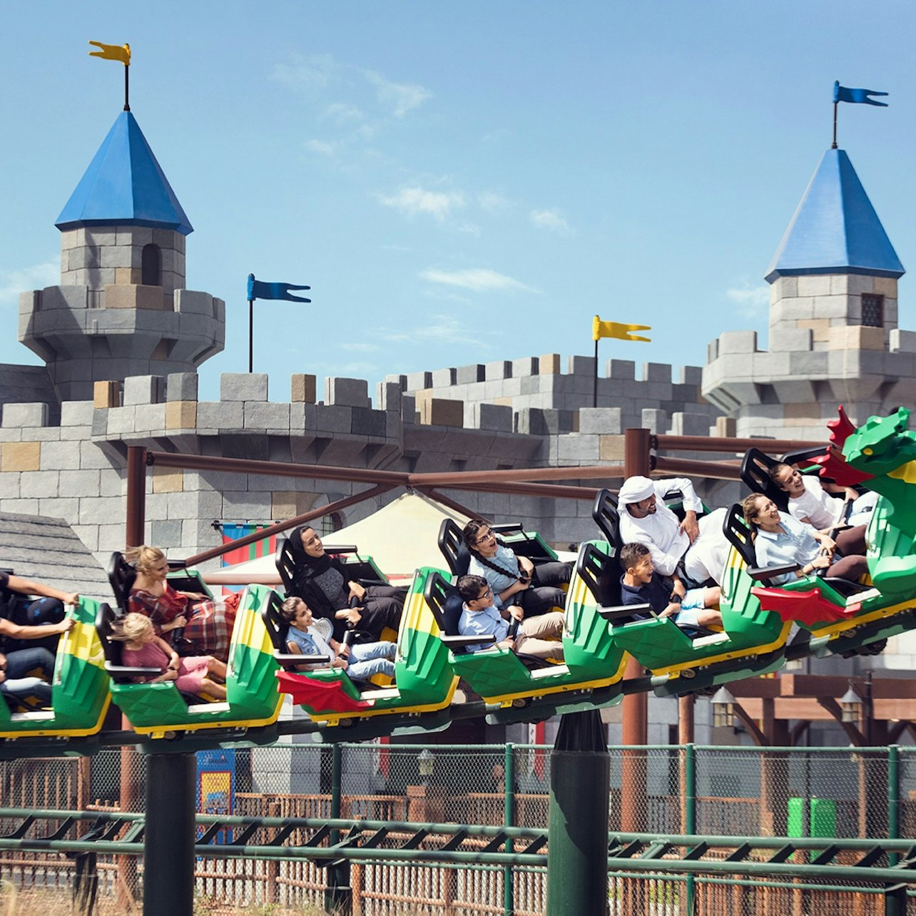 Experience the excitement of LEGOLAND® Dubai where families can soar on rides and explore enchanting lands made entirely of LEGO®. A perfect day for kids and adults alike!